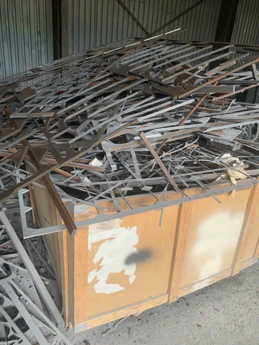 Sắt cắt thừa từ xưởng cơ khí