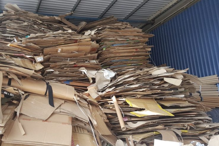 Thu mua giấy carton số lượng lớn