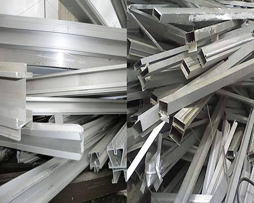 Nhôm đặc, nhôm định hình và chi tiết nhôm máy được tách nhóm trước khi cân