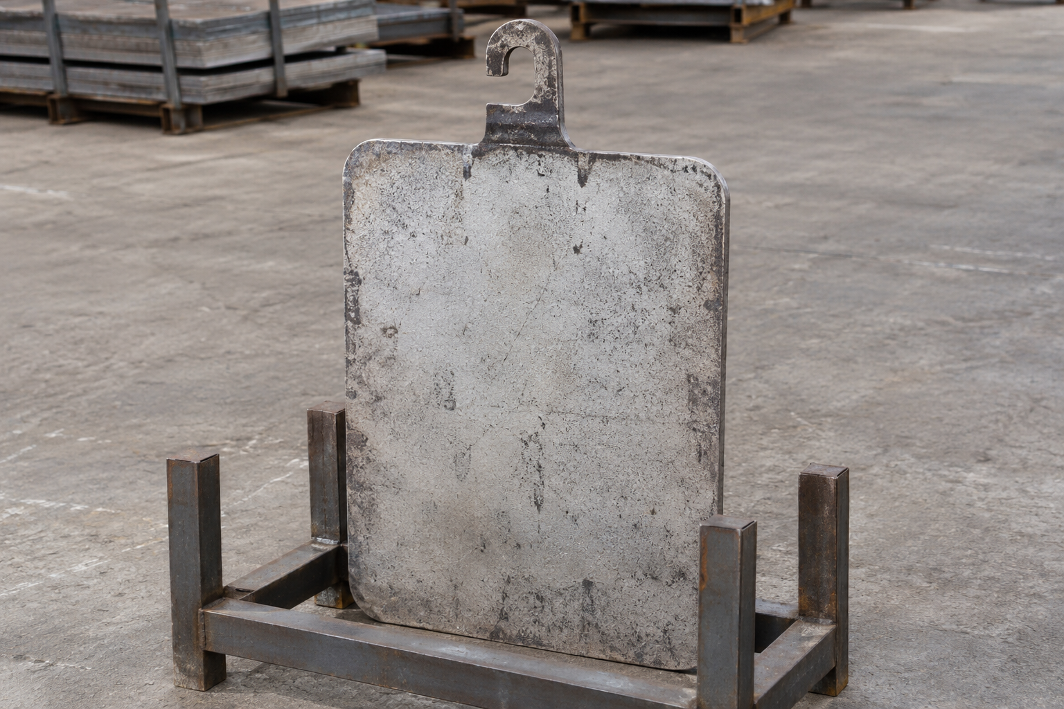 Tấm anode có móc giữ được đặt ổn định