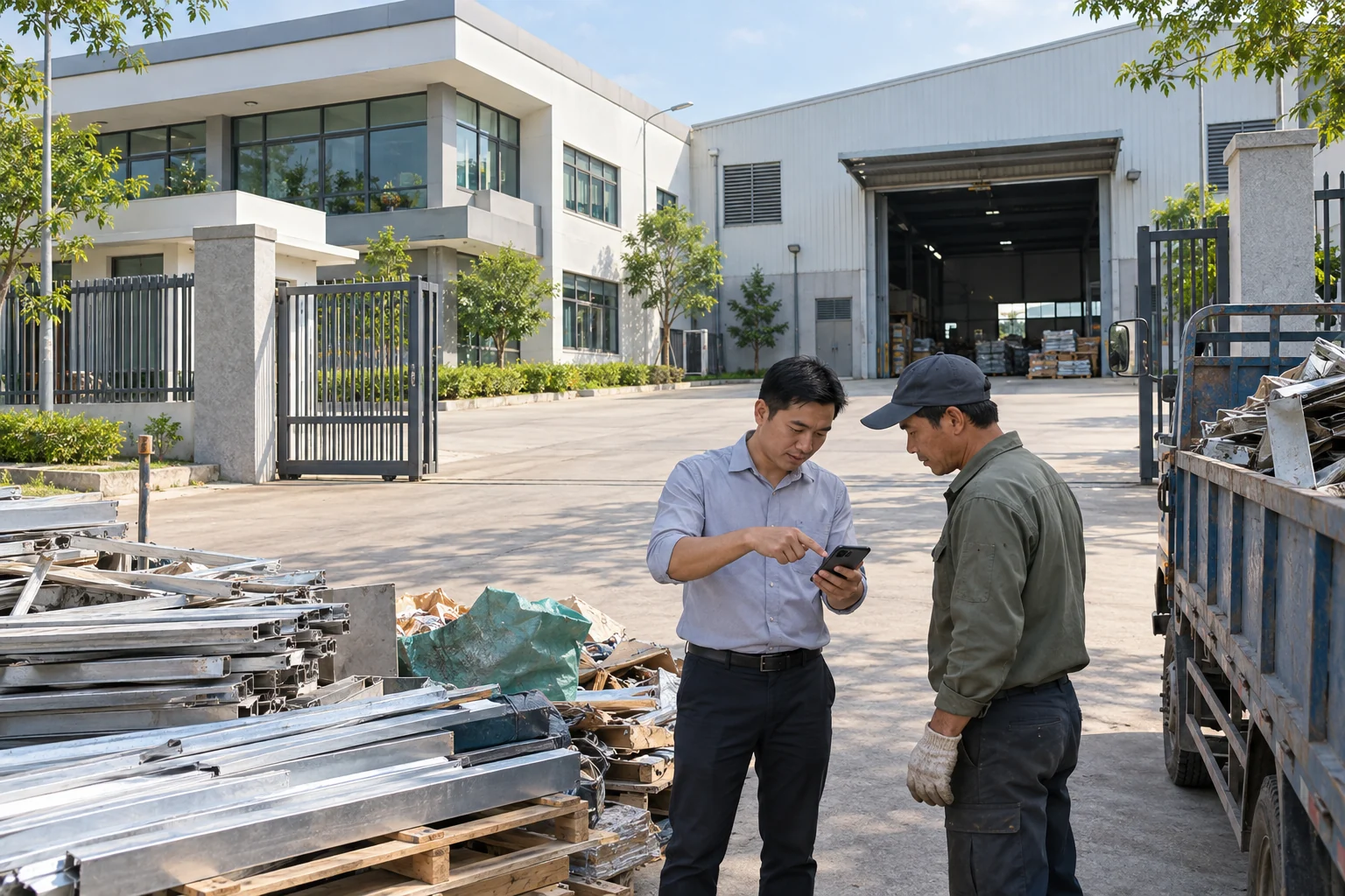 Gửi đúng ghim vị trí và cửa nhận để phân biệt các điểm trong cùng khu vực.